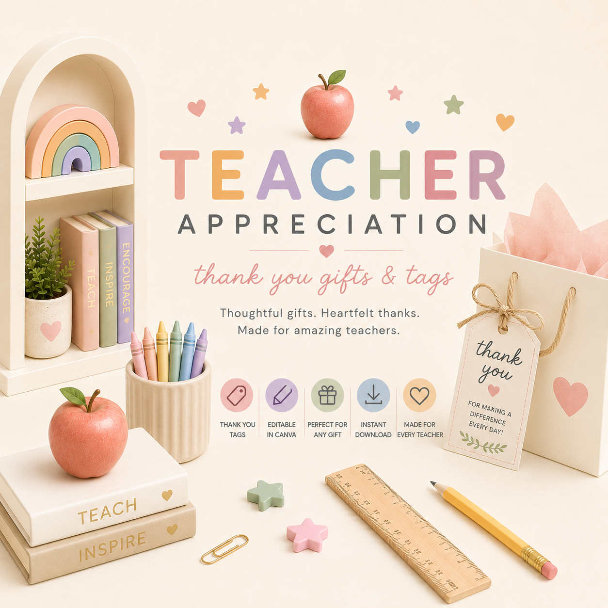 Teacher Thank you Tag