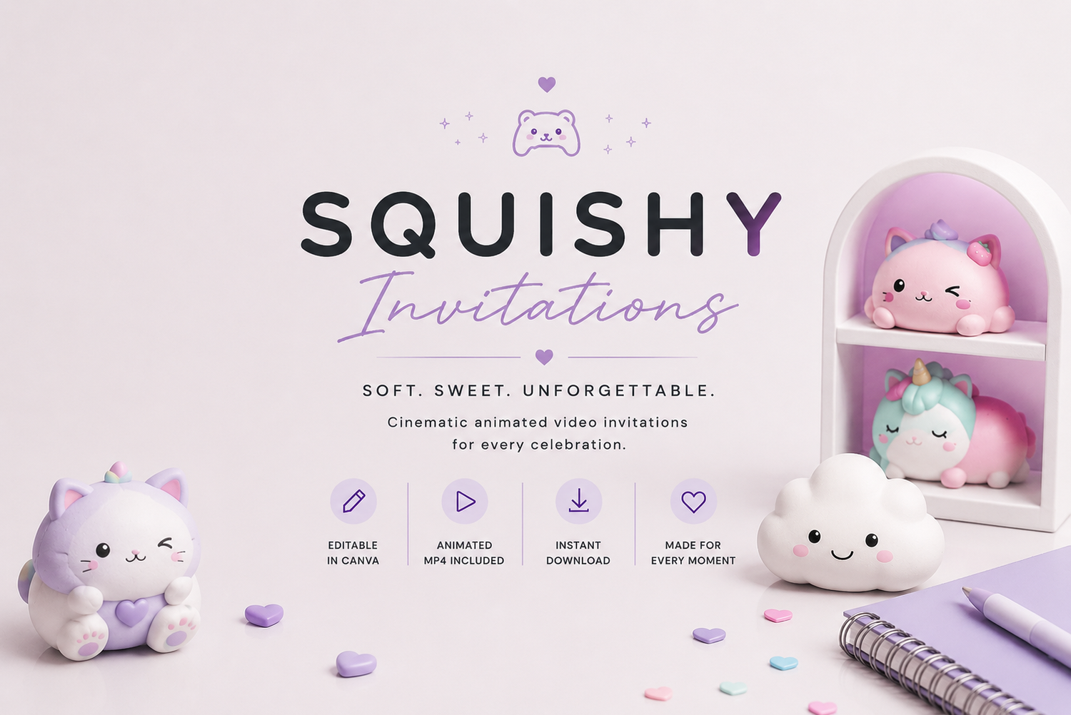 Squishy Invitations