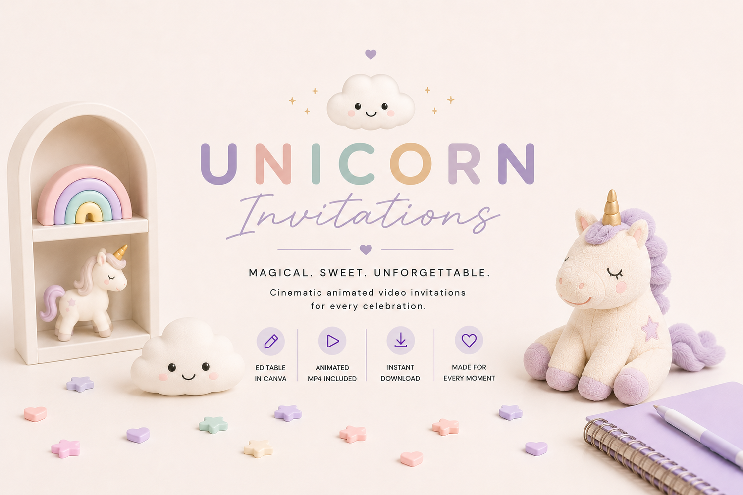 Unicorn Invitations