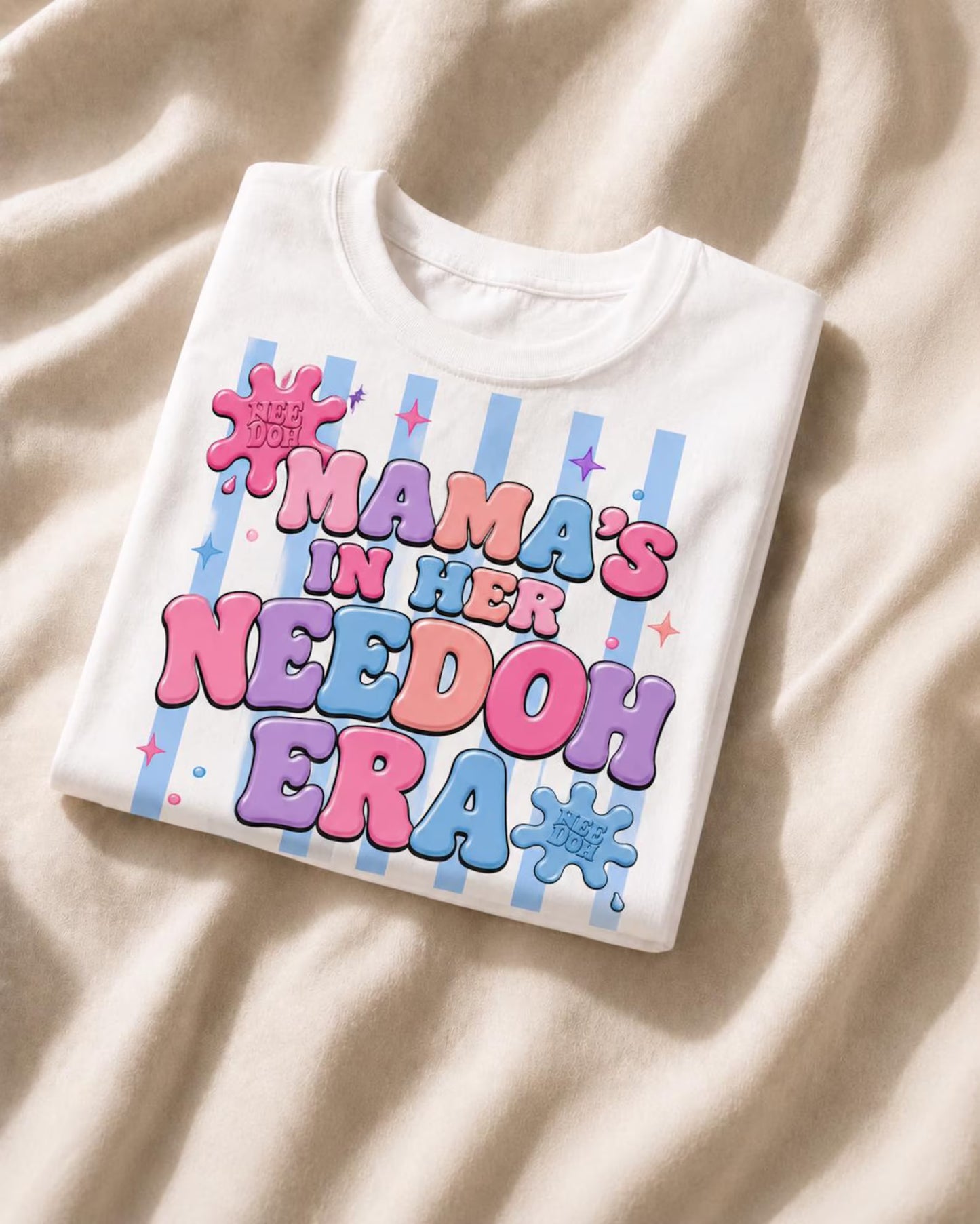 Mama’s In Her NeeDoh Era Shirt, Colorful Squishy Toy Mom Tee, Sensory Toy Lover Gift