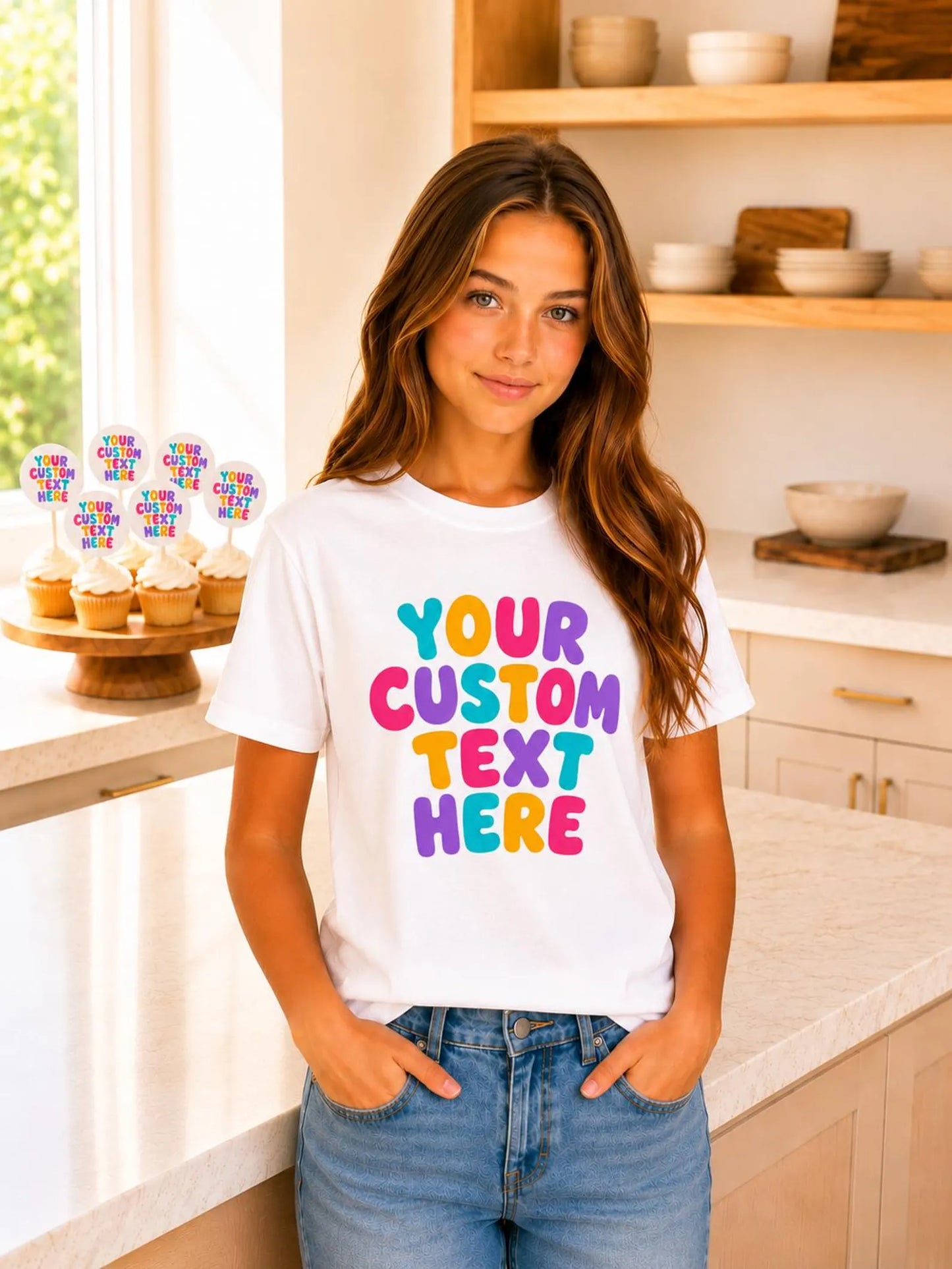 Personalized Kids Shirt, Custom Name or Text Youth Comfort Colors 9018 Tee, Birthday and Vacation Gift