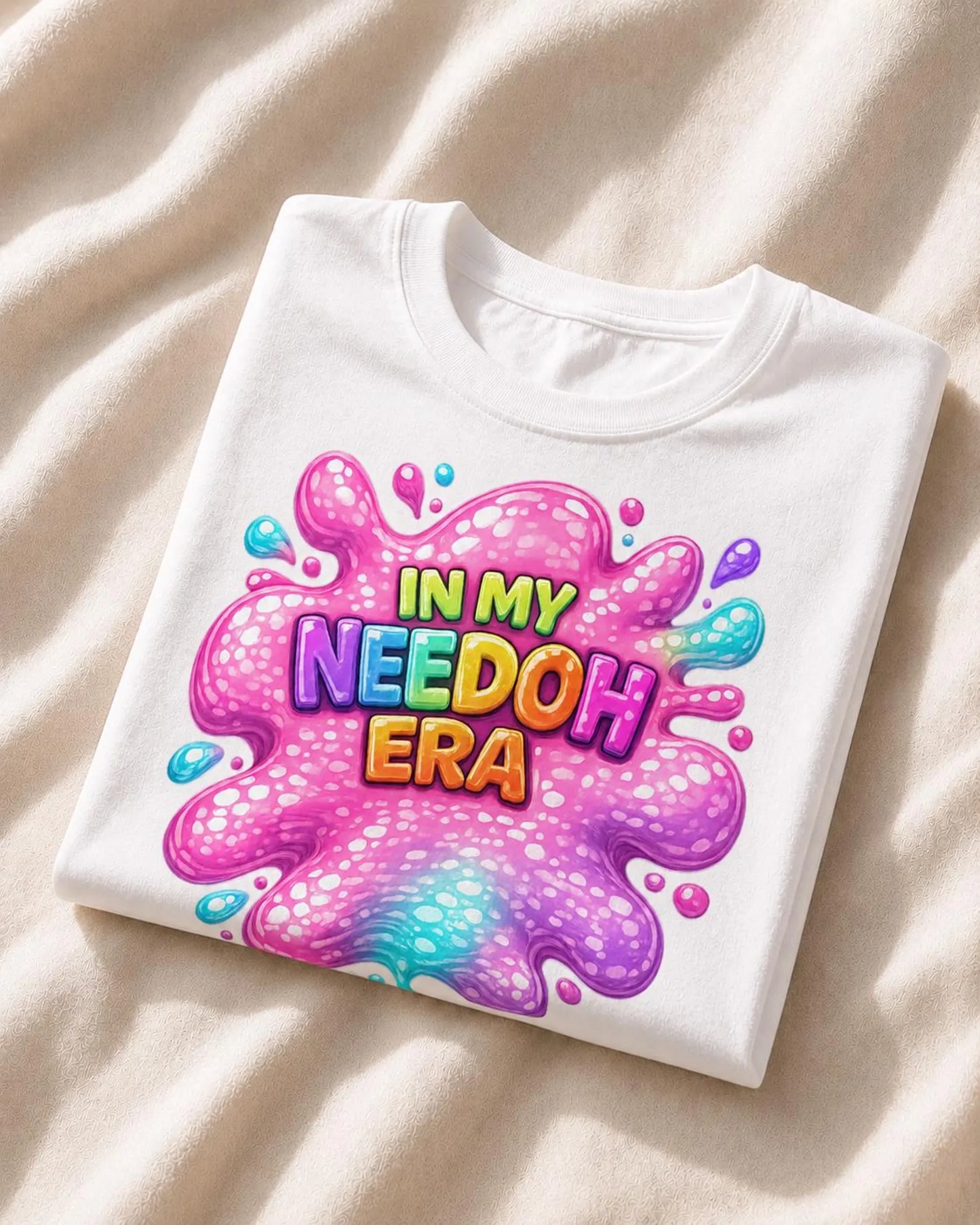 In My NeeDoh Era Kids Shirt, Colorful Squishy Toy Tee for Girls, Sensory Toy Lover Gift