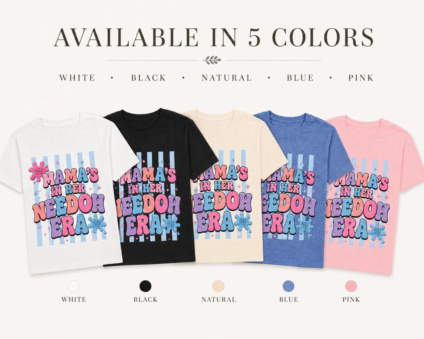 Mama’s In Her NeeDoh Era Shirt, Colorful Squishy Toy Mom Tee, Sensory Toy Lover Gift