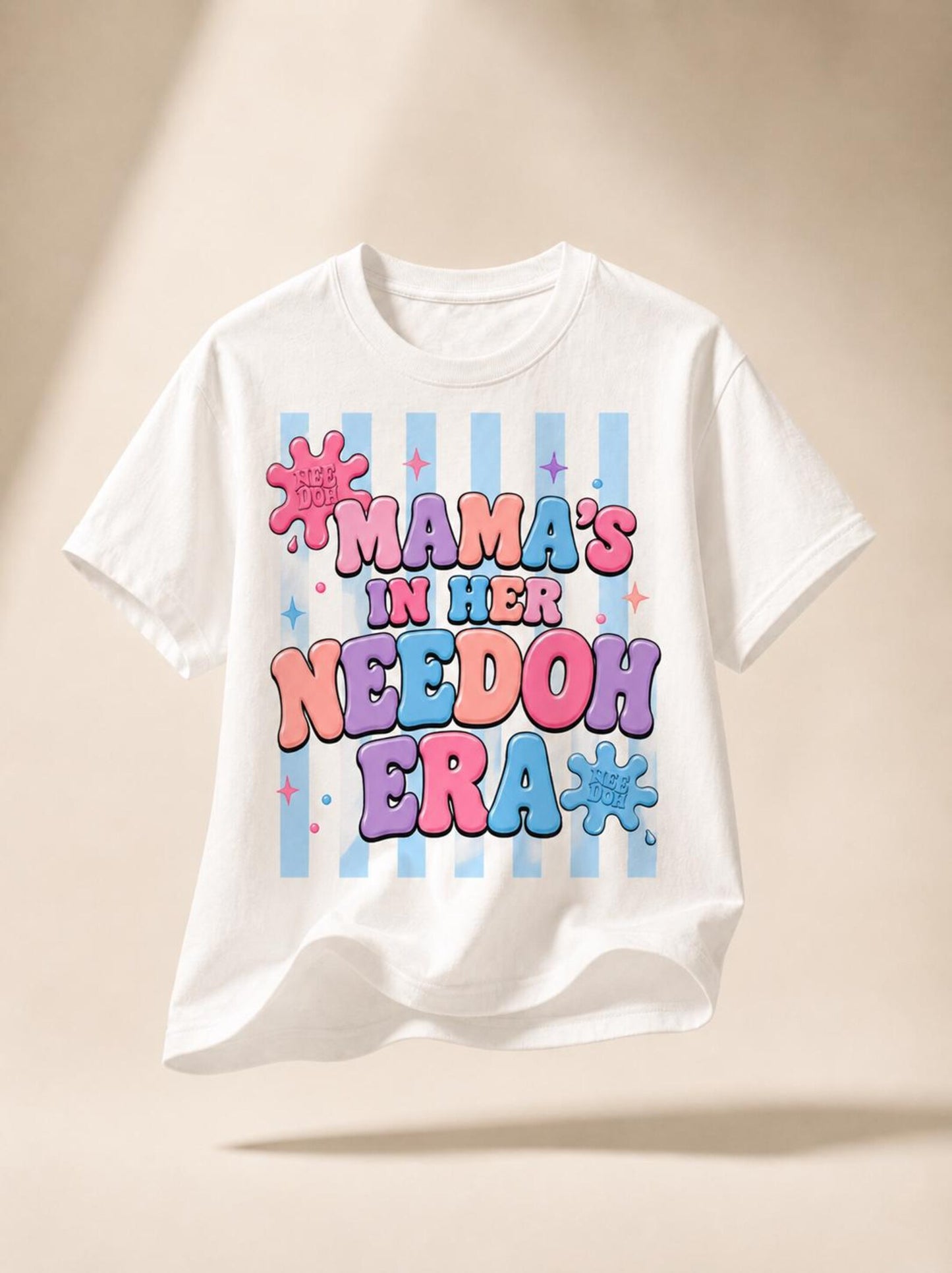 Mama’s In Her NeeDoh Era Shirt, Colorful Squishy Toy Mom Tee, Sensory Toy Lover Gift