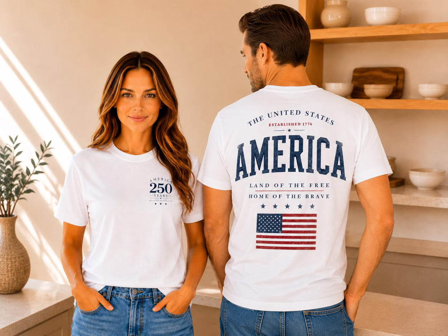 America 250 Shirt, 1776–2026 USA Anniversary Comfort Colors Tee, Patriotic 250th Birthday Gift