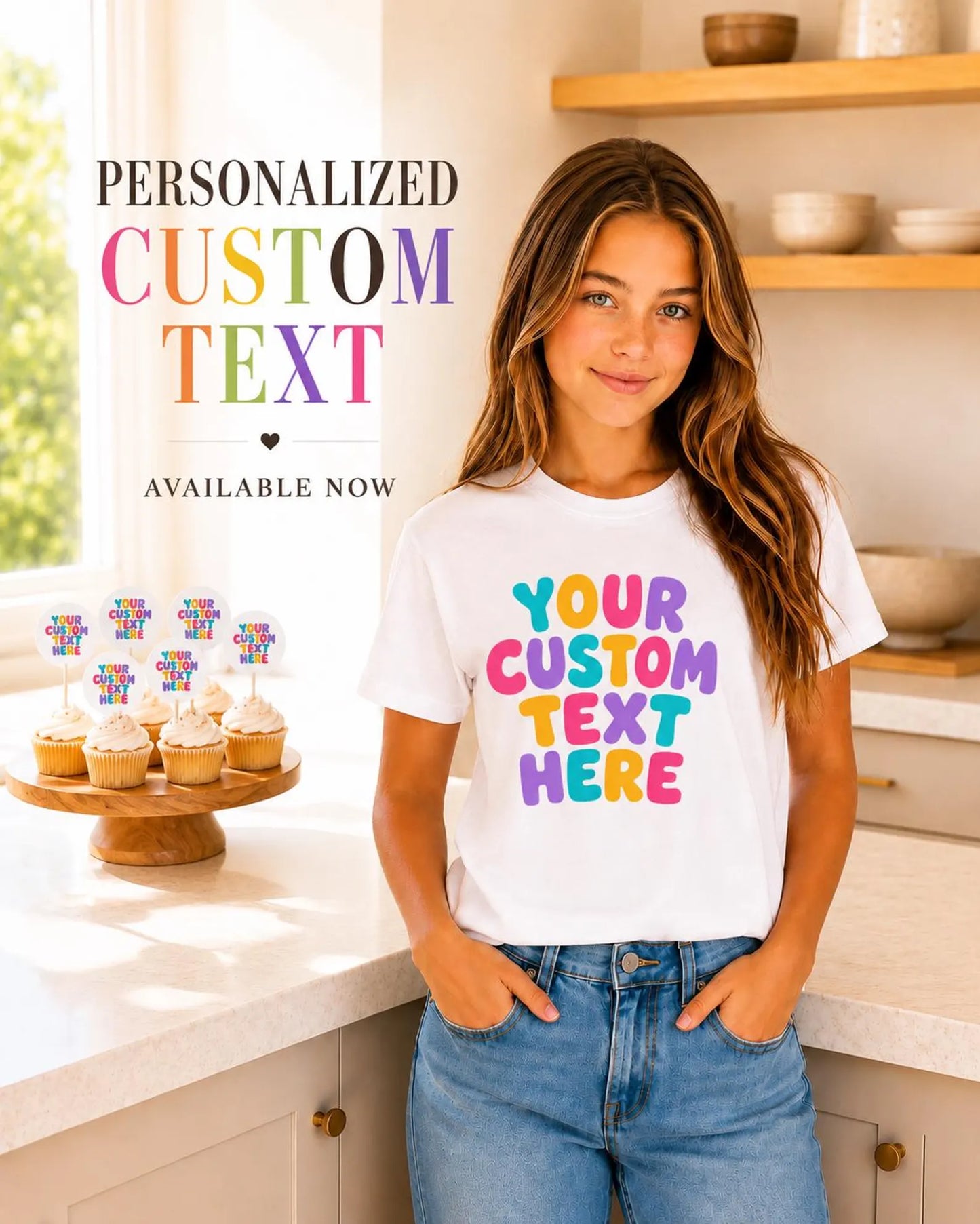 Personalized Kids Shirt, Custom Name or Text Youth Comfort Colors 9018 Tee, Birthday and Vacation Gift