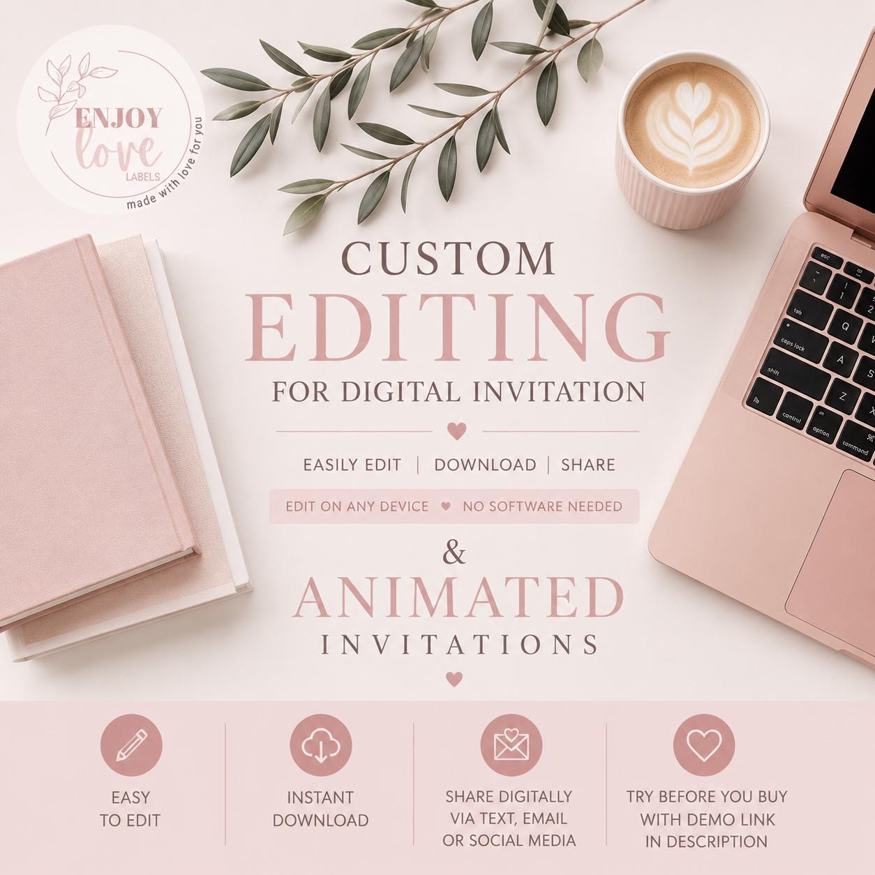 Custom Birthday Invitation Design digital product