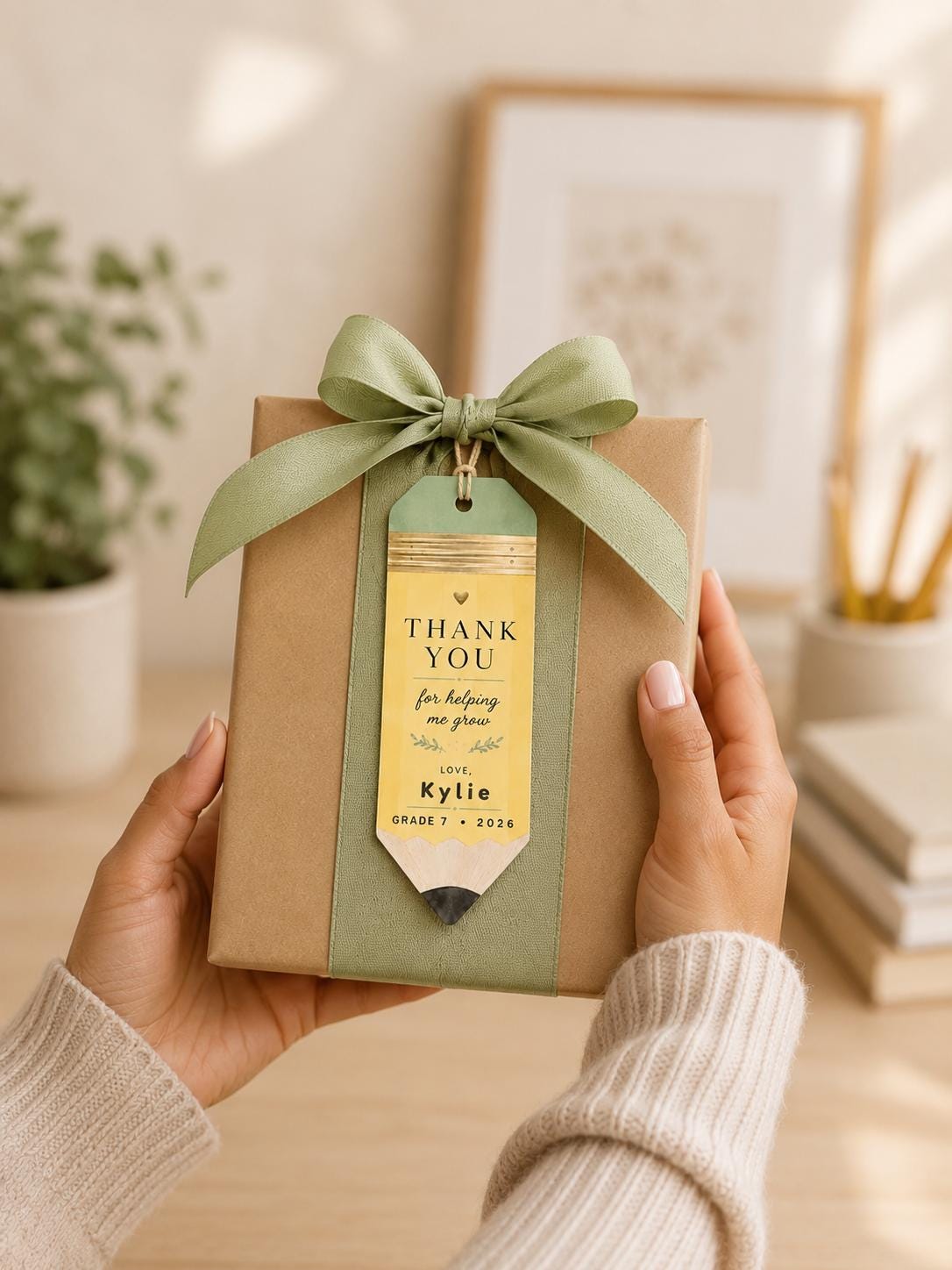 Pencil Teacher Thank You Tags preview 7