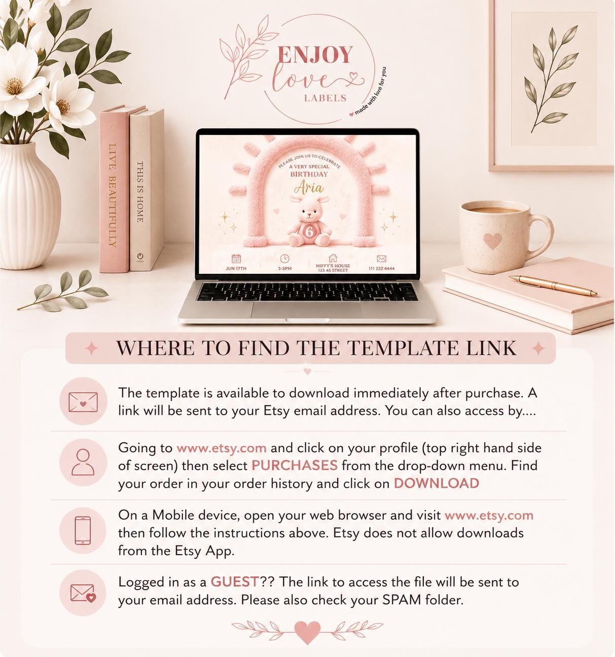 Animated K-Pop Birthday Video Invitation preview 8