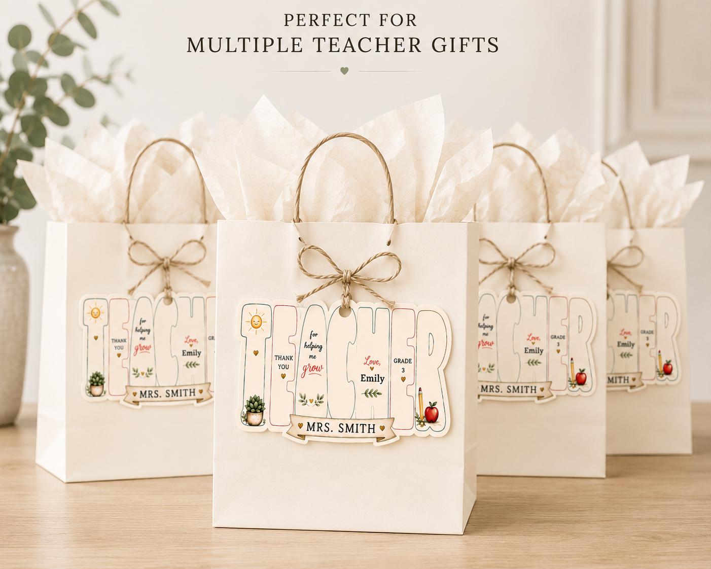 Editable Teacher Thank You Gift Tag preview 6