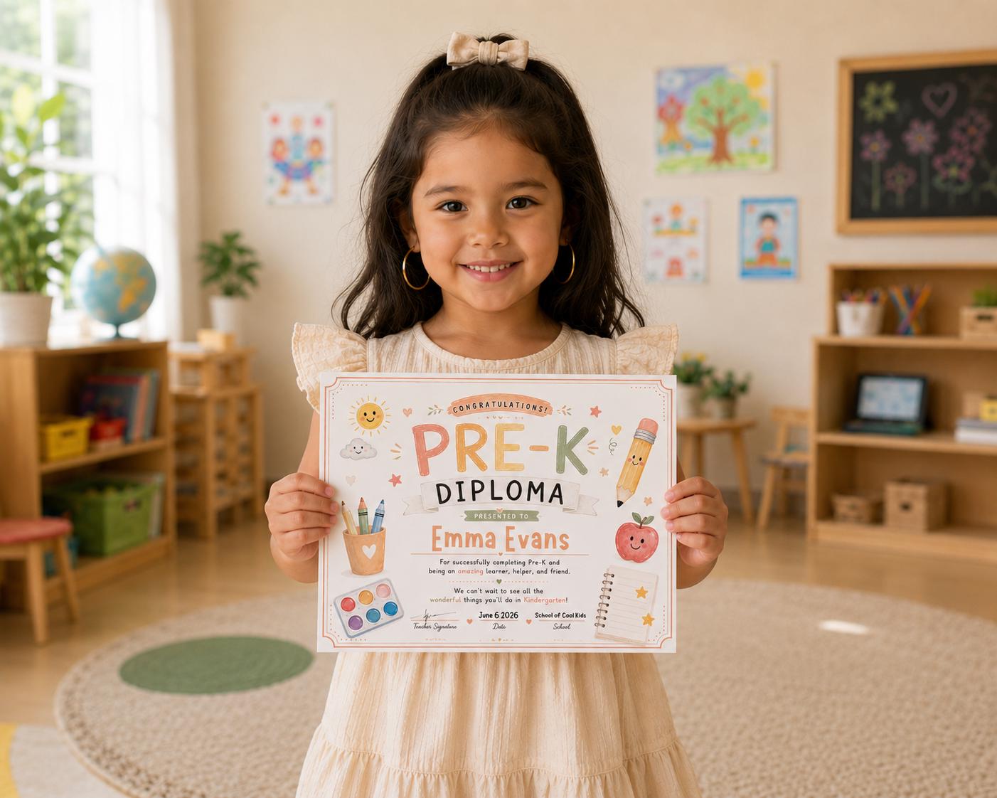 Editable Pre-K Diploma Bundle preview 3