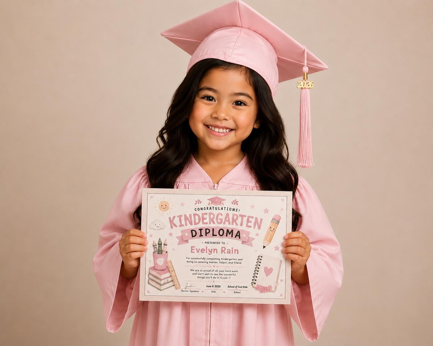 Editable Kindergarten Diploma Bundle preview 3
