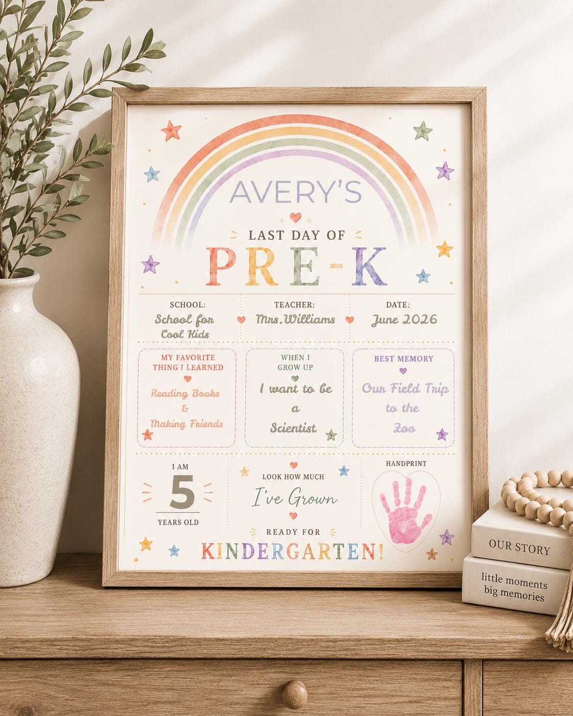 Editable Pre-K Graduation Diploma preview 2