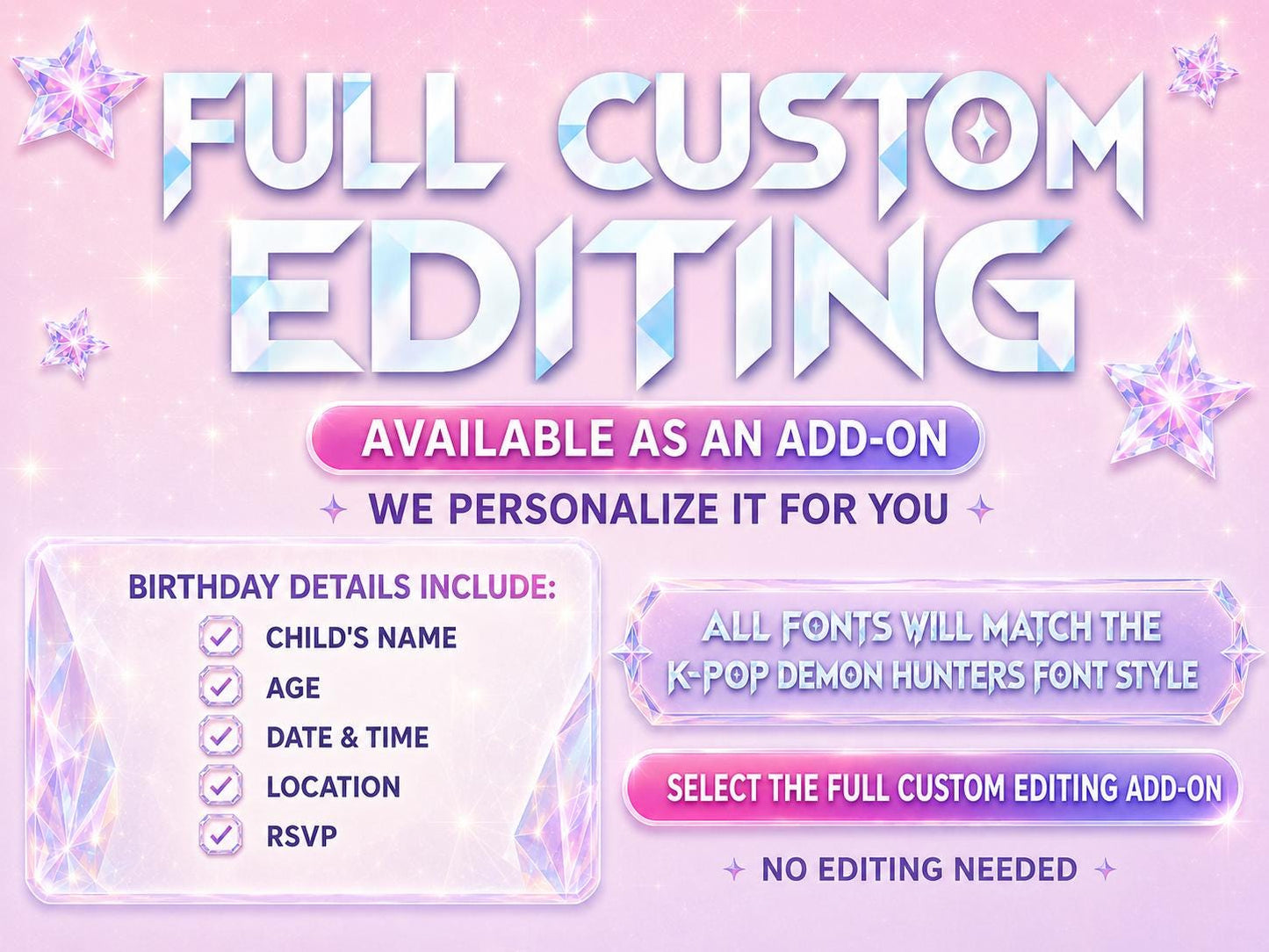 Animated K-Pop Birthday Video Invitation preview 5