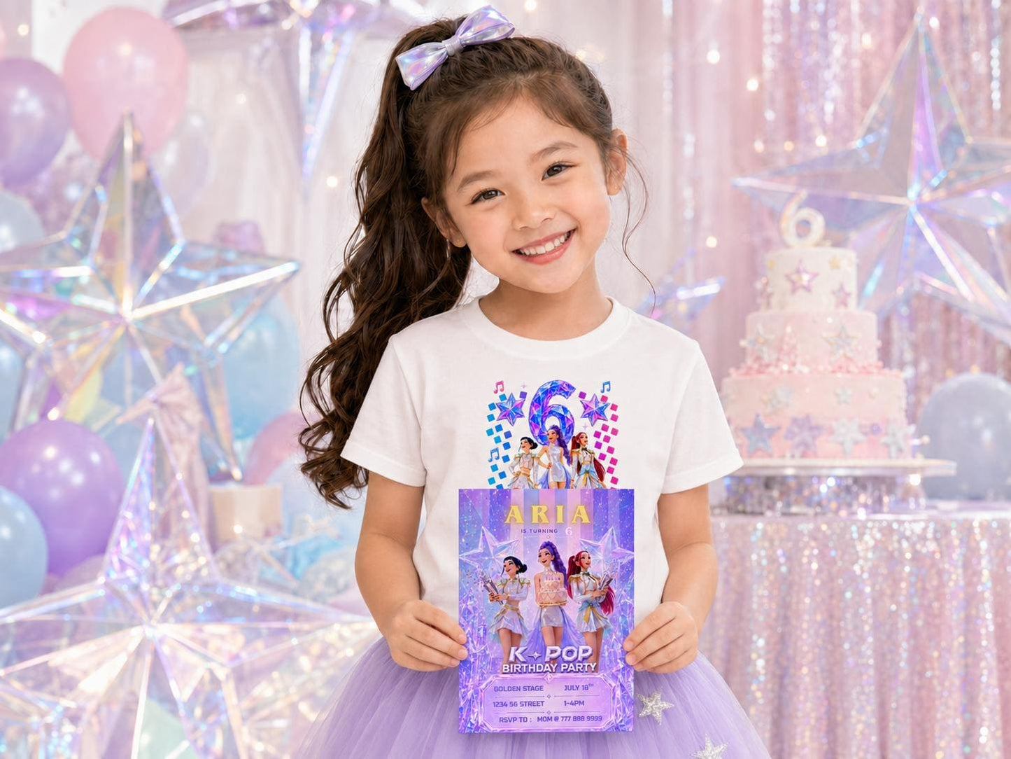 K-Pop Birthday Invitation digital product