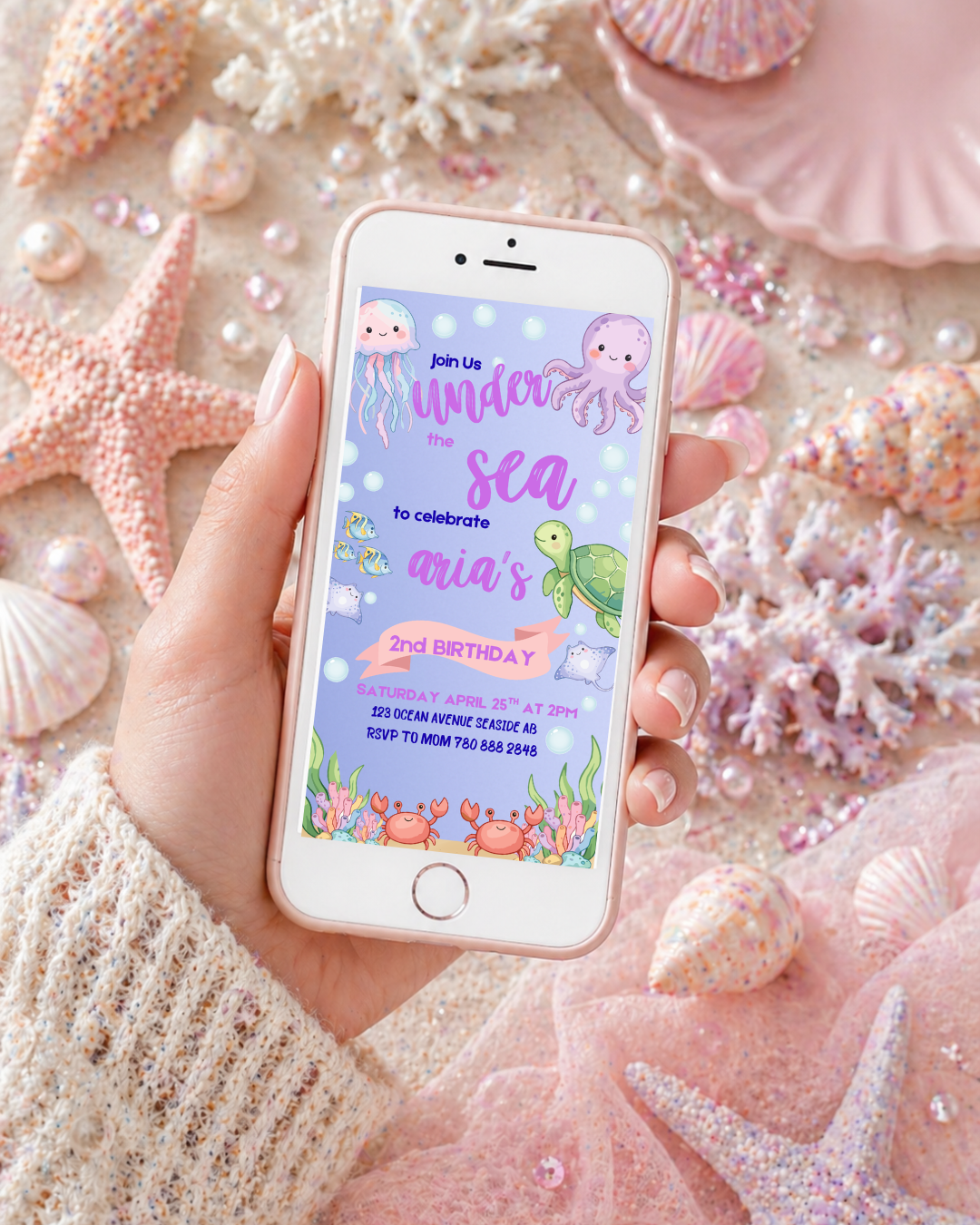 Under the Sea Birthday Invitation